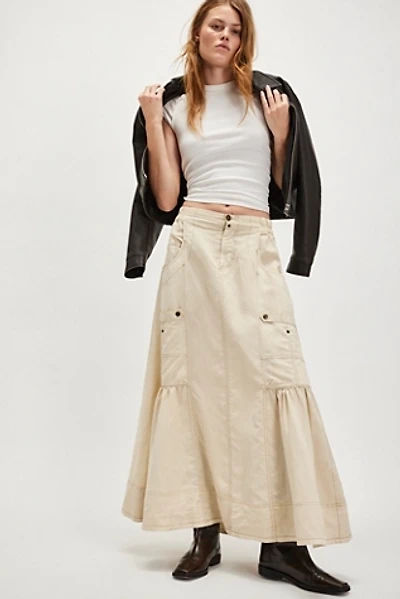 Rough Riding Maxi Skirt