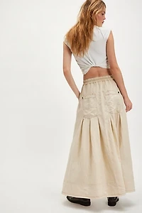 Rough Riding Maxi Skirt