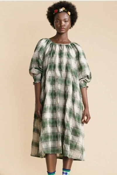 Hansel from Basel Flora Plaid Dress Selected by The Curatorial Dept.