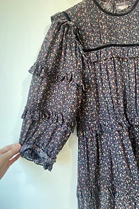 Doen Black Floral Clay Dress Selected by The Curatorial Dept.