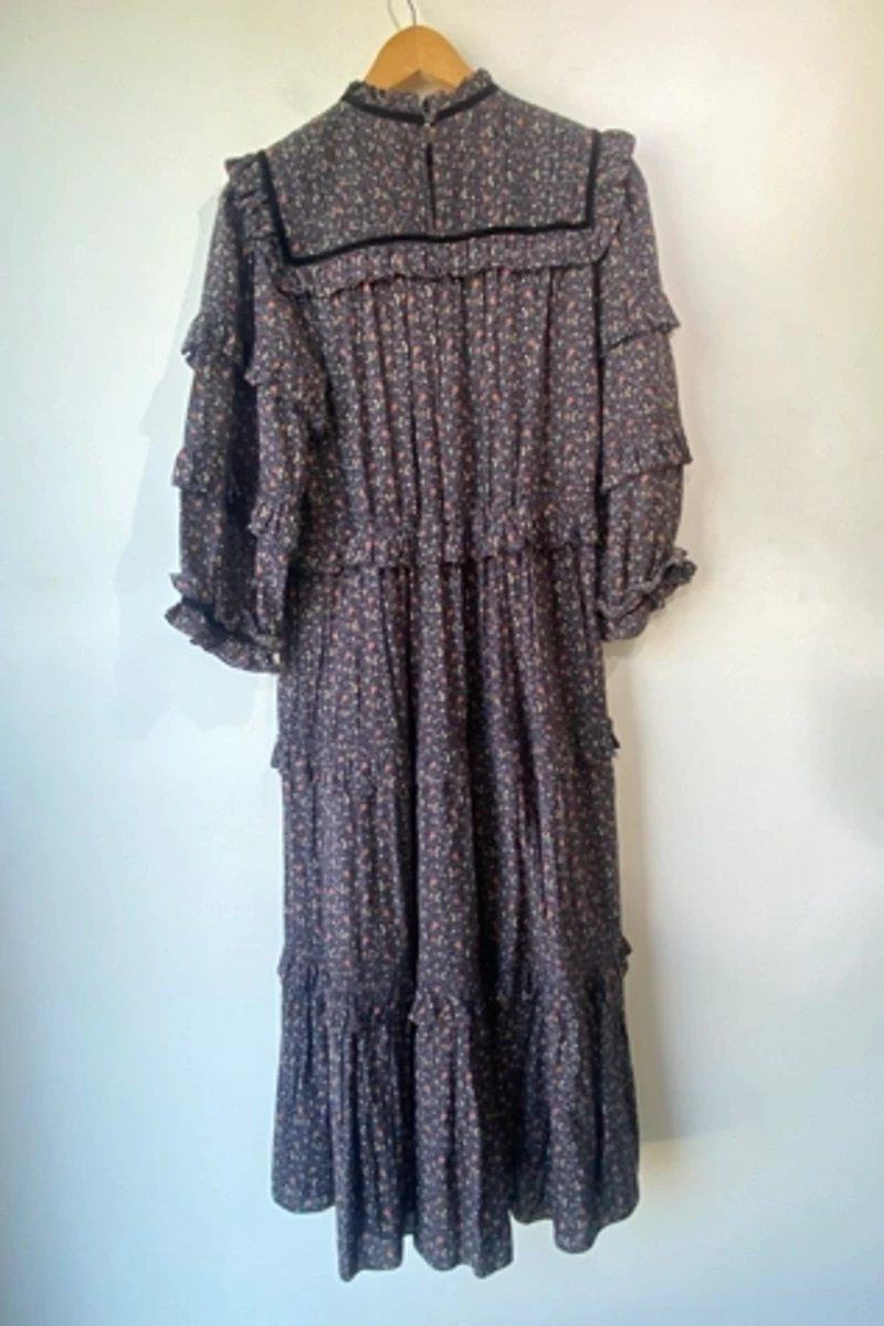 Doen Black Floral Clay Dress Selected by The Curatorial Dept.