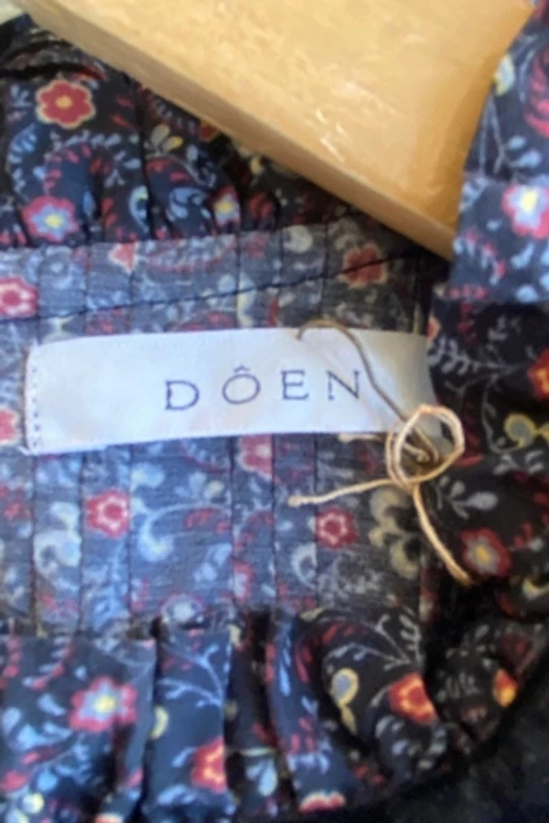 Doen Black Floral Clay Dress Selected by The Curatorial Dept.