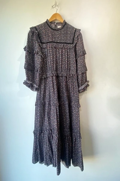 Doen Black Floral Clay Dress Selected by The Curatorial Dept.