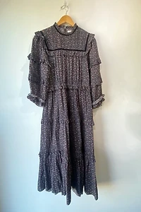 Doen Black Floral Clay Dress Selected by The Curatorial Dept.