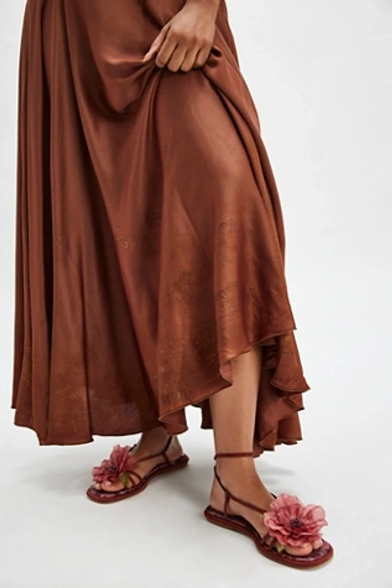 Olana Flower Strappy Sandals