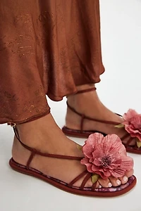 Olana Flower Strappy Sandals
