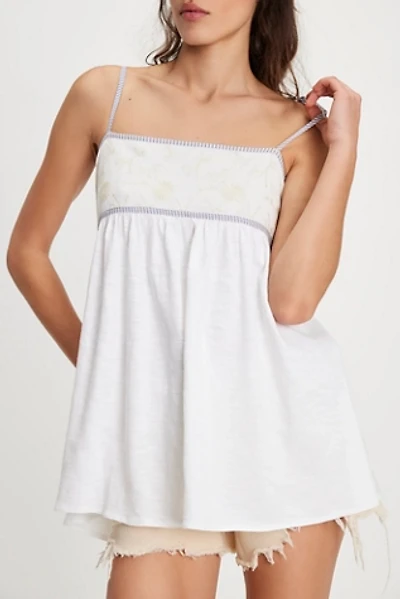 Mixed And Meshed Knit Top