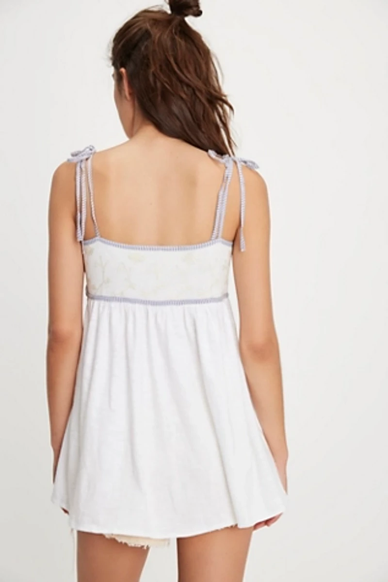 Mixed And Meshed Knit Top