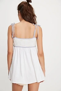 Mixed And Meshed Knit Top