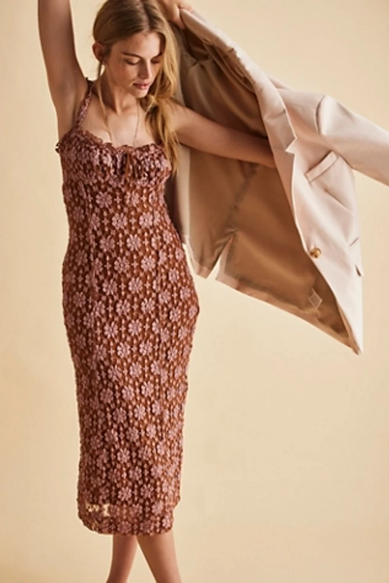 Lucinda Lace Midi Dress