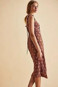 Lucinda Lace Midi Dress