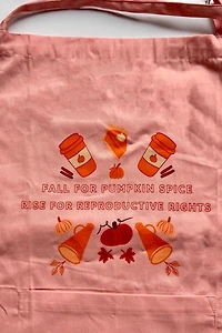 Overseasoned Pumpkin Spice and Reproductive Rights Apron