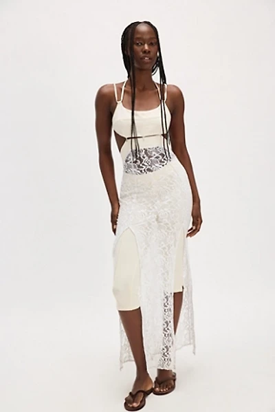 Kettel Linen Lace Strap Dress