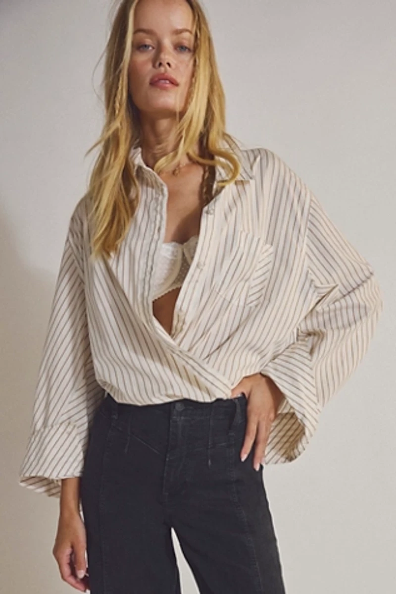 Sabine Striped Articulated Shirt