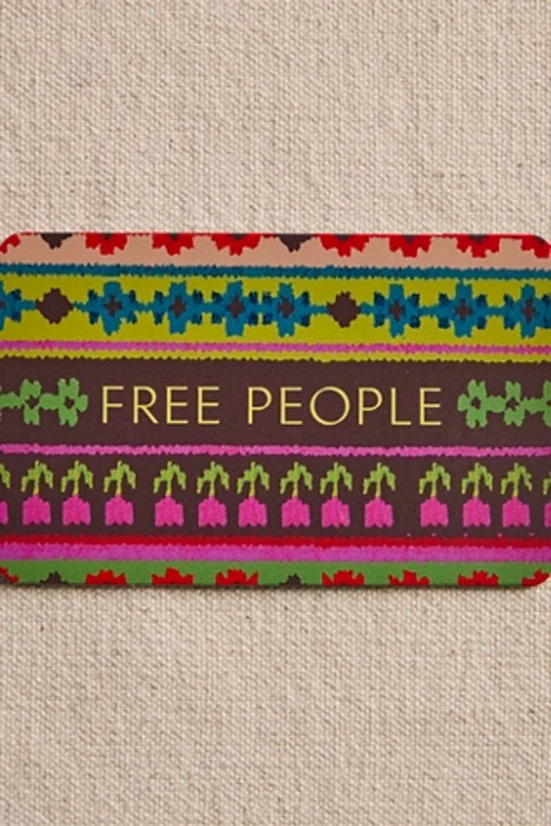 Free People Holiday Gift Card