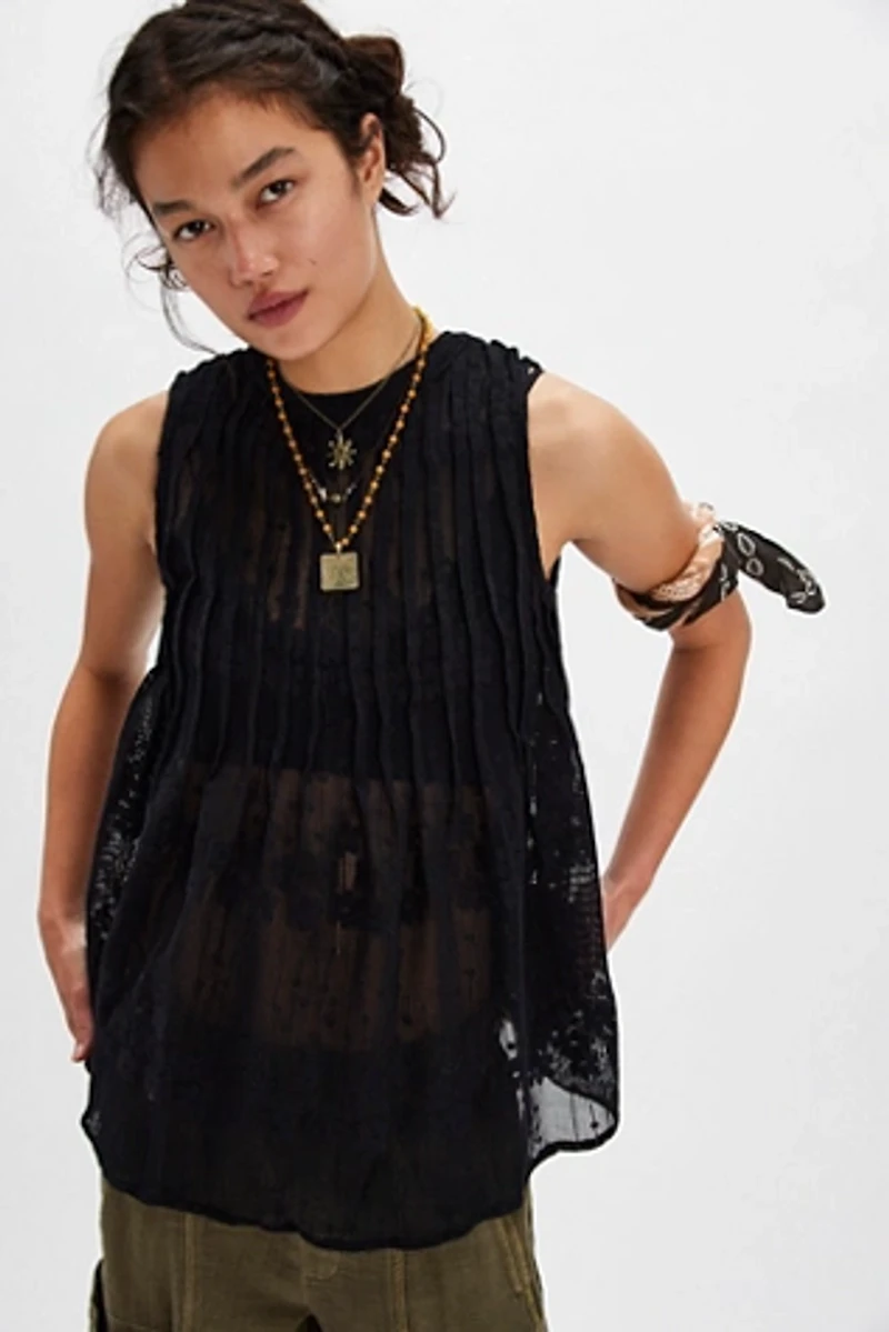 Moon Magic Mesh Tunic