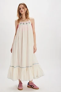 Tip Toeing Tulip Midi Dress