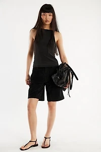 We The Free Dylan Vegan Suede Long Shorts