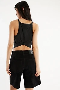 We The Free Dylan Vegan Suede Long Shorts