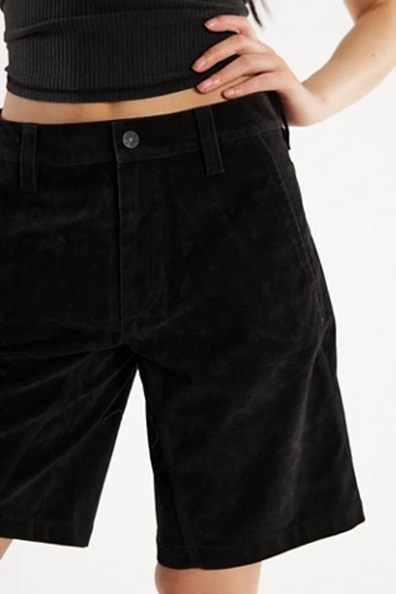 We The Free Dylan Vegan Suede Long Shorts