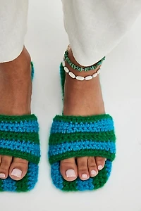 Show Your Stripes Hand Knitted Sandals