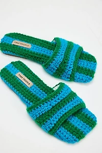 Show Your Stripes Hand Knitted Sandals