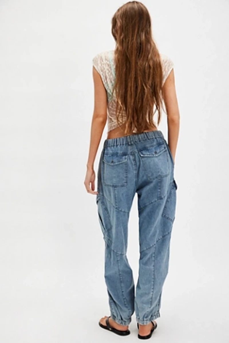 OneTeaspoon Drawstring Flight Jeans