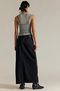 We The Free Nothing Better Denim Maxi Skirt