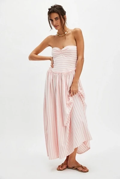 Hello Lovely Striped Midi Dress