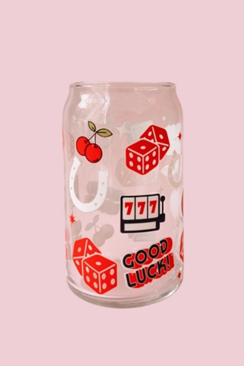 Golden Hour Designs Good Luck! Glass Cup