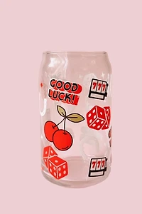 Golden Hour Designs Good Luck! Glass Cup