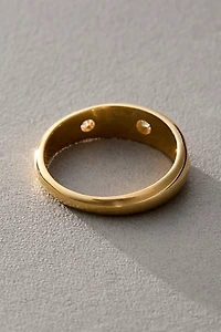 Logan Hollowell Star Set Rounded Ring