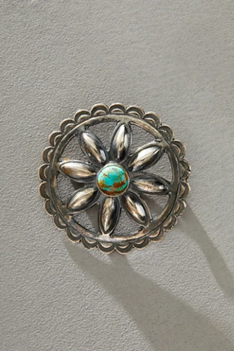 Broken Arrow Cactus Flower Brooch