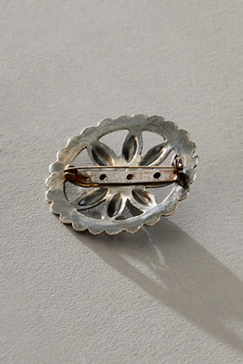 Broken Arrow Cactus Flower Brooch