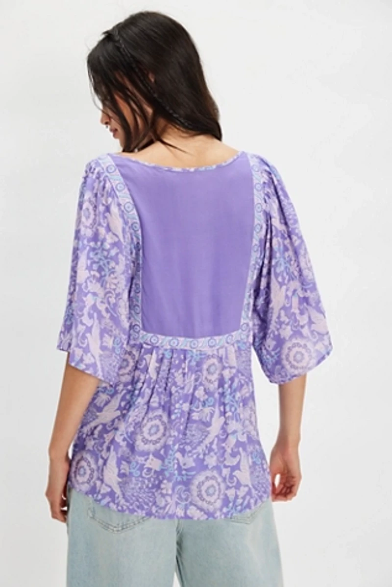 Spell Sannah Short-Sleeve Top