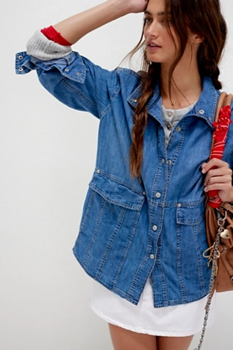 We The Free Texas Strut Denim Shirt