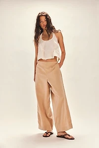 Demi Cotton-Linen Pants