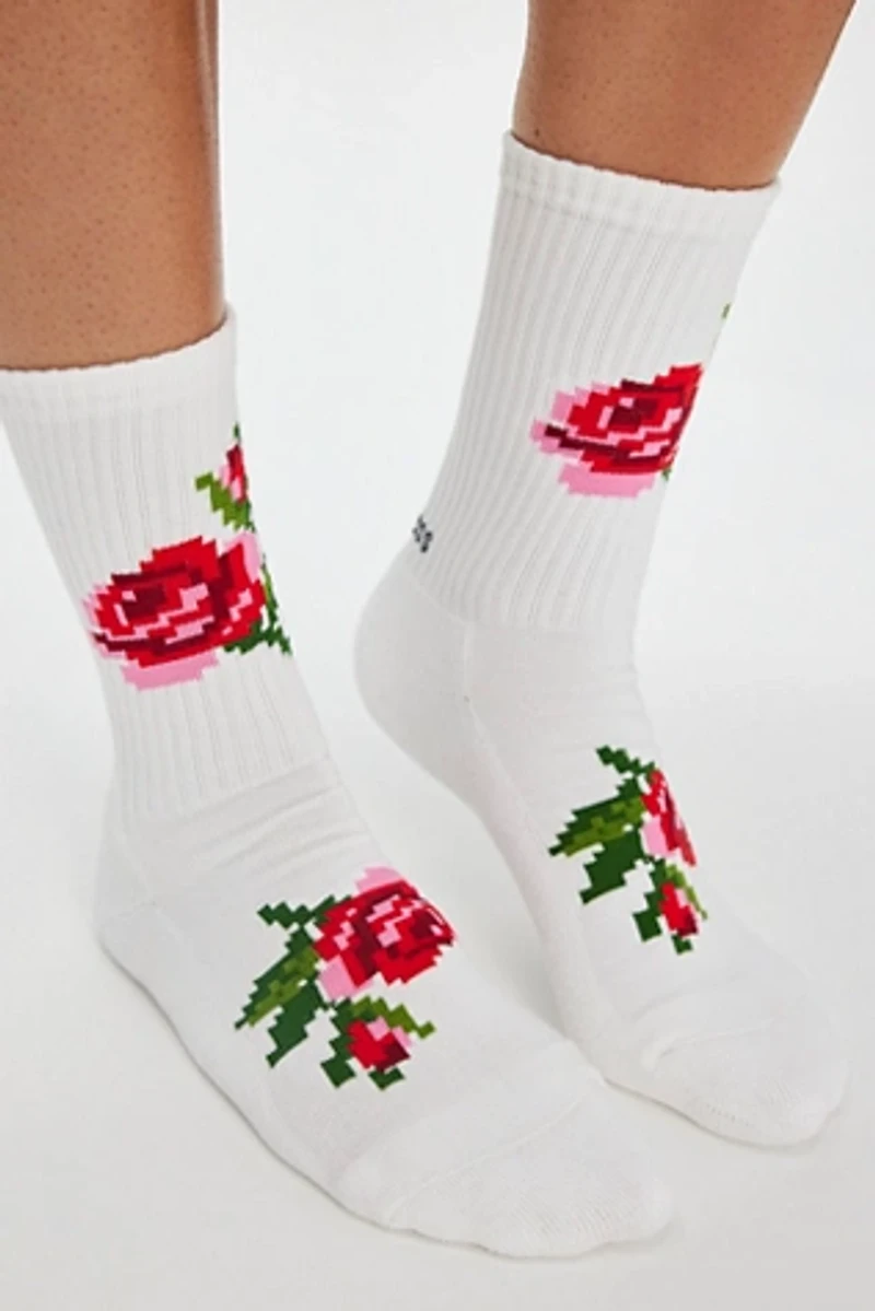 Double Rose Socks