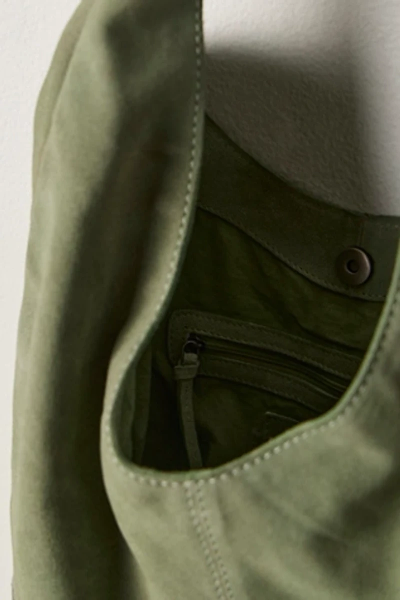 Harlow Suede Shoulder Bag