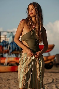 Saylor Poplin Stripe Shorts