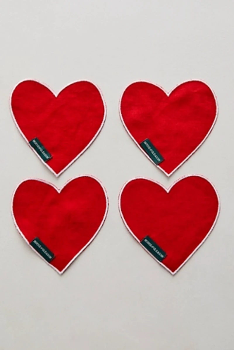 Heart Cocktail Napkins