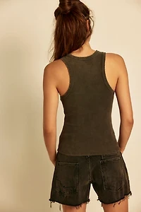 Denim and Bone Garden Fairies Tank