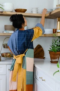 Anchal Colorblock Cotton Robe