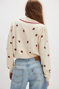 For Love & Lemons Strawberry Jam Cardigan
