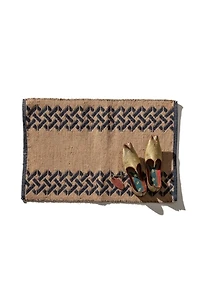 PUEBCO Tile Patterned Jute Mat