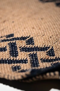 PUEBCO Tile Patterned Jute Mat