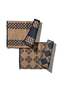 PUEBCO Tile Patterned Jute Mat