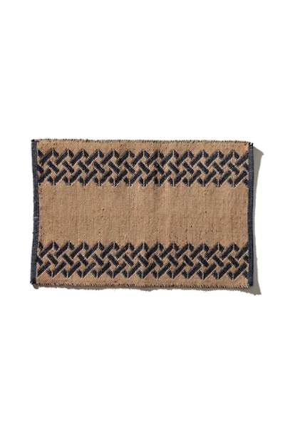 PUEBCO Tile Patterned Jute Mat