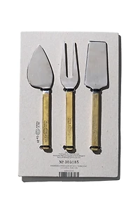 PUEBCO Engraved Cheese Knife Set
