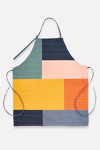 Anchal Colorblock Cotton Bib Apron